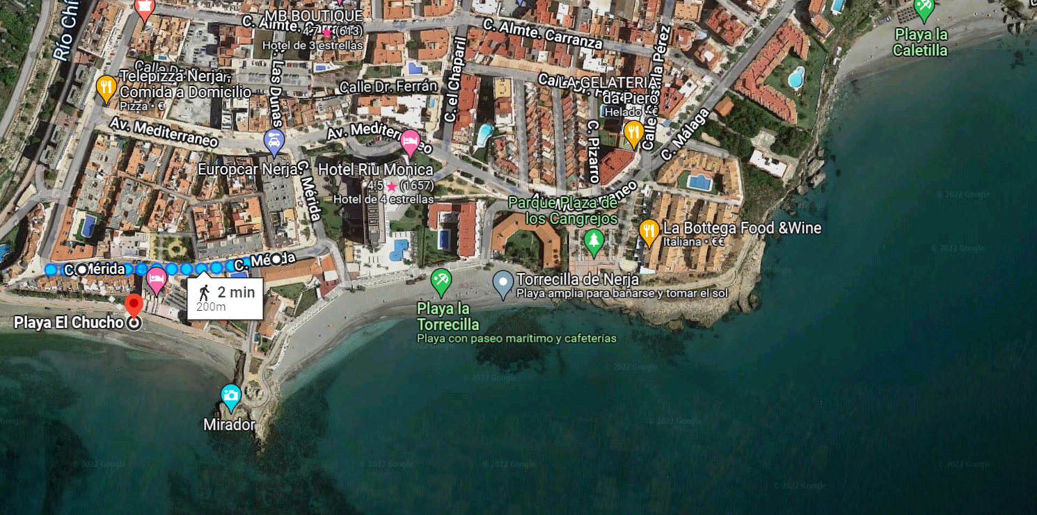 WOHNUNGSKAPAZITÄT VIER PERSONEN 40 METER VOM STRAND VON TORRECILLAS