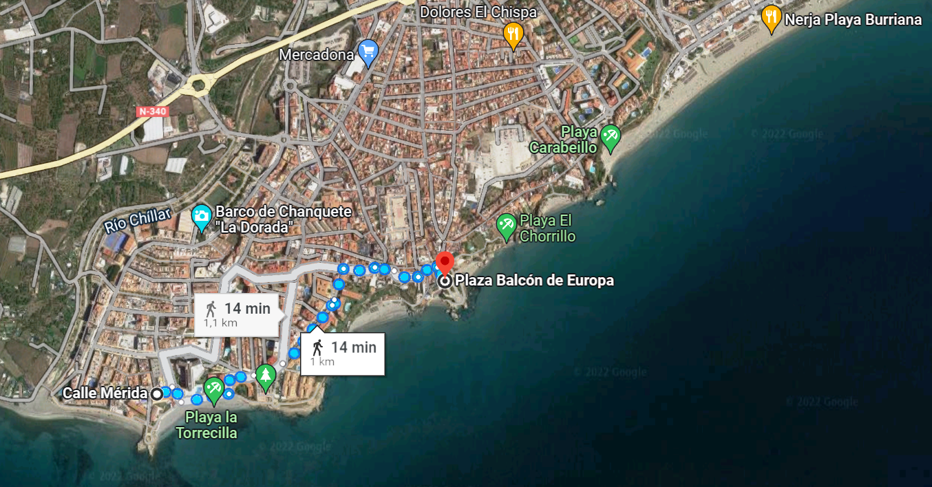 WOHNUNGSKAPAZITÄT VIER PERSONEN 40 METER VOM STRAND VON TORRECILLAS